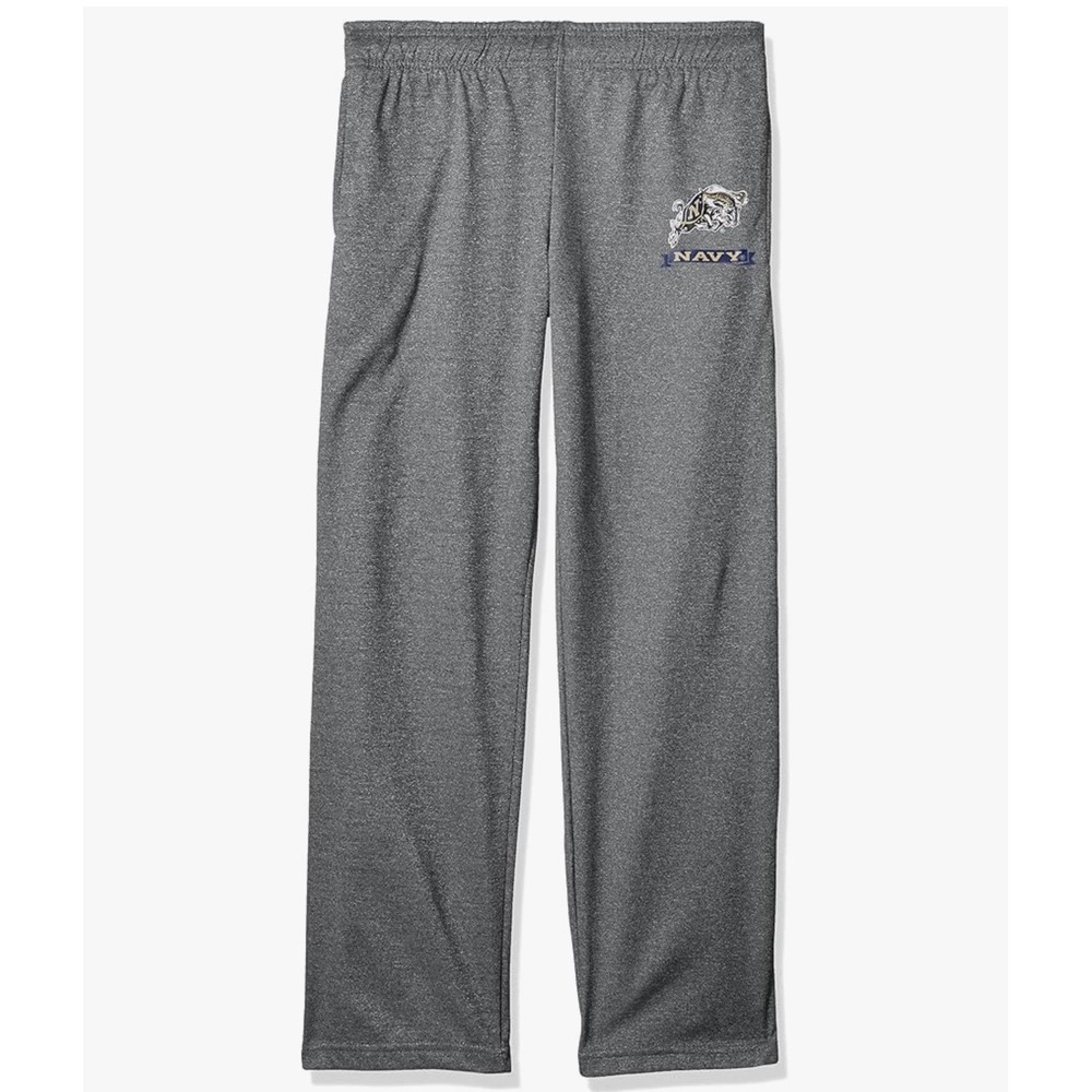 New Old Varsity Brand Men's Size XL Lounge Track Pants Navy Midshipmen Gray NCAA